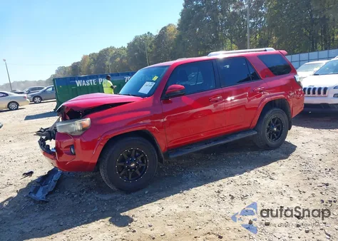 2014 Toyota 4Runner Sr5 z USA, uszkodzony, nr VIN JTEZU5JR7E5081428